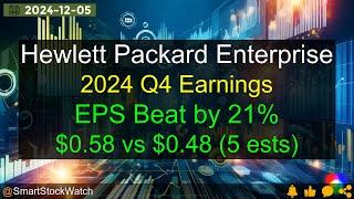 [EPS Beat by 21%] Hewlett Packard Enterprise - 2024 Q4 Earnings Analysis
