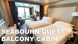 Seabourn Quest Cruise Ship Balcony Cabin Tour (No. 720)