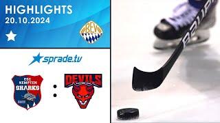 20.10.2024 - Highlights - ESC Kempten vs. Devils Ulm/Neu-Ulm