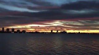 Daytona Beach sunrise 1/19/16, a Mikecolesvids production.