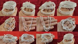 Latest Silver Daily Wear Fancy Payal Designs With Weight And Price || new chain payal designs