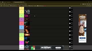 Create a Amazon's TV Series  Secret Level  Tier List   TierMaker   Google Chrome 2025 01 16 21 02 59