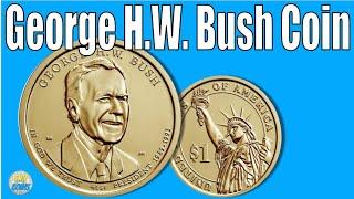 NEW! George H.W. Bush Presidential $1 Coin 2020