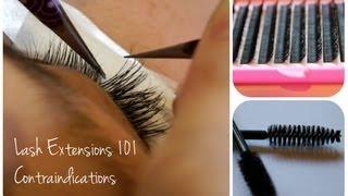 Eyelash Extensions 101 - Contraindications