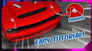 How To Make Realistic Pin Hood Simple And Clean Car Parking