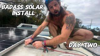 Rv Solar Install  #joefelz #felzenergy #solarpower #solarenergy #solar #offgrid #diy #howto
