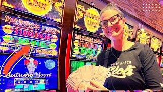 She lands SO many Bonus Jackpots on this High Limit Slot.