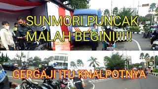 SUNMORI PUNCAK BOGOR MALAH KENA TILANG |I| MOTOVLOG BOGOR