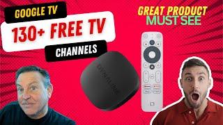 Dynalink Google TV offers 130 FREE Live TV Channels + ChromeCast, Voice Search and Google Home