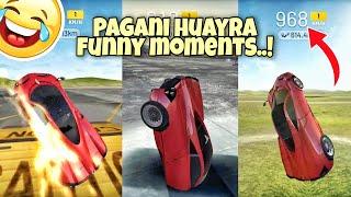 Pagani huayra funny moments || Extreme car driving simulator||