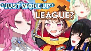 Raora has just woken up and Gigi asks her to play League of Legends... [HololiveEN]