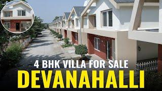 4 BHK Villa For Sale Near Kempegowda International Airport | East Facing | Value Add Realty