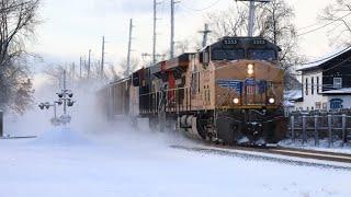 CSX Snow Trains On The CSX River Line (12/21/24)