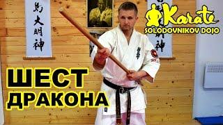 Шест дракона | Осиро но кон Oshiro no kon | Кобудо Kobudo работа с оружием Бо | Киокусинкай