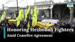 Funerals Held for Hezbollah Fighters Killed in Hostilities with Israel News Today | DRM News |AH15