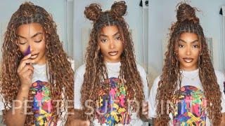 TRYING THE 1ST REAL GLUELESS BRAIDED WIG Ft. Jaliza | PETITE-SUE DIVINITII