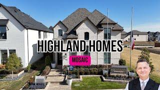 NEW CONSTRUCTION HOMES IN DALLAS | HIGHLAND HOMES | CELINA TX | MOSAIC LIVING | MODEL HOME