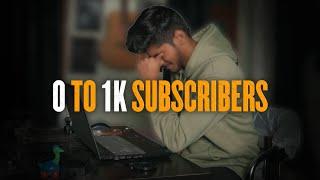 1000 Subscribers Special | 0 to 1K Subscribers Journey