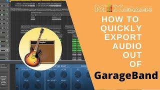 Another Way To Export Audio Files From GarageBand