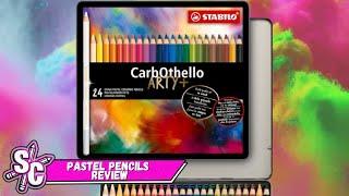 Testing, Swatching & Review of Stabilo CarbOthello Tin Of 24 Chalk-Pastel-Pencils - Sophie Colours