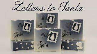 Letters to Santa: Snowman Postage Stamp Cold Process Soap