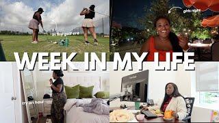 WEEKLY VLOG || GOLFING, GIRLS NIGHT, SHEIN HAUL (PLUS SIZE), ACCOUNTANT LIFE, THE FORGE MOVIE