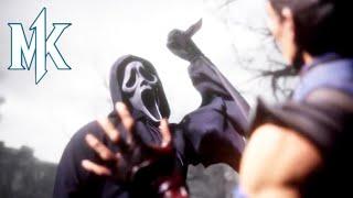 MK1 Ghostface Fatality Gameplay | Mortal Kombat 1: Khaos Reigns DLC