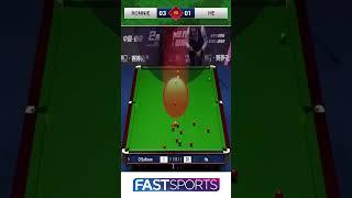 Guoqiang He Faces Off Against The Snooker Legend! | Fast Sports