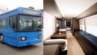 Converting a Bus into a Cozy Motor Home: 3D Model, Materials & Step-by-Step Guide