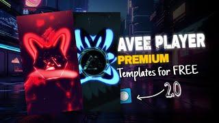 Avee Player Premium Trending Templates  & Editing Process  (Part 2)