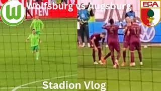 Wolfsburg vs Augsburg Stadion Vlog 2024 | Dominierende Wölfe gegen Standhafte Augsburger!!!