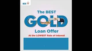 Bank Of India - Gold Loan