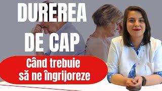 DUREREA DE CAP. Când trebuie să ne îngrijoreze