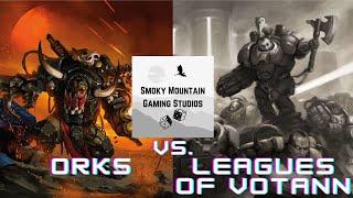 Orks vs Leagues of Votann Competitive Warhammer 40k Live Pariah Nexus Battle Report