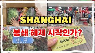 상하이 49일만의 외출 | 3시간의 자유시간 | 자유도 정해주는 상하이 일상 | 입장권 받아서 마트가기