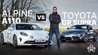 Alpine A110 vs Toyota GR Supra | PistonHeads