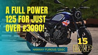 The new Furious 125-SC from Hanway, Full Power, 15bhp learner legal!