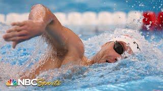 Bobby Finke's US Open record clinches 1500 free national title, Worlds spot | NBC Sports