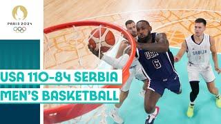 Serbia vs USA | Men's Basketball Group Stage  | Paris 2024 Highlights