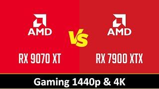 RX 9070 XT vs RX 7900 XTX