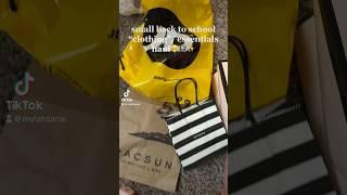 short haul of what i got today #backtoschool #pacsun #topicals #nike #crocs #clothinghaul