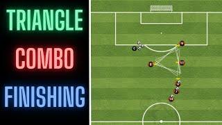 Triangle Combination Finishing | Football/Soccer