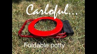 Carloful vanlife folding potty