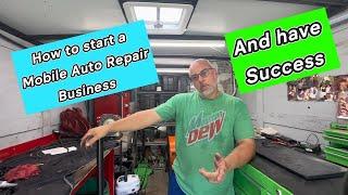 How to start a mobile mechanic business. Our shop on wheels. Mobile automotive repair business