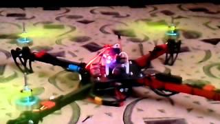 Multiwii pro + Q Brain ESC copter first fly