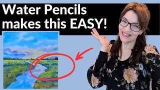 River Reflections Made EASY! (Watercolor Landscape for Beginners)