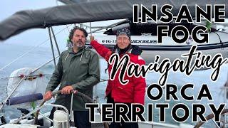 Navigating in the fog! Sailing near orcas by dangerous cliffs! - SAILING EUROPE - EP 7