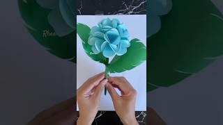 Easy hydrangea paper flower #shorts