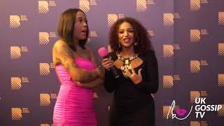 Jourds speaks to Yinka Bokinni at the Black Magic Awards