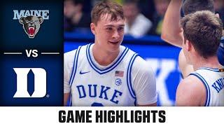 Maine vs. Duke Game Highlights | 2024-25 ACC Men's Basketball